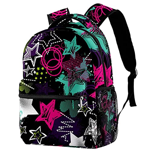 Sac à dos de voyage ergonomique motif étoiles pour ranger la gourde des enfants facilement