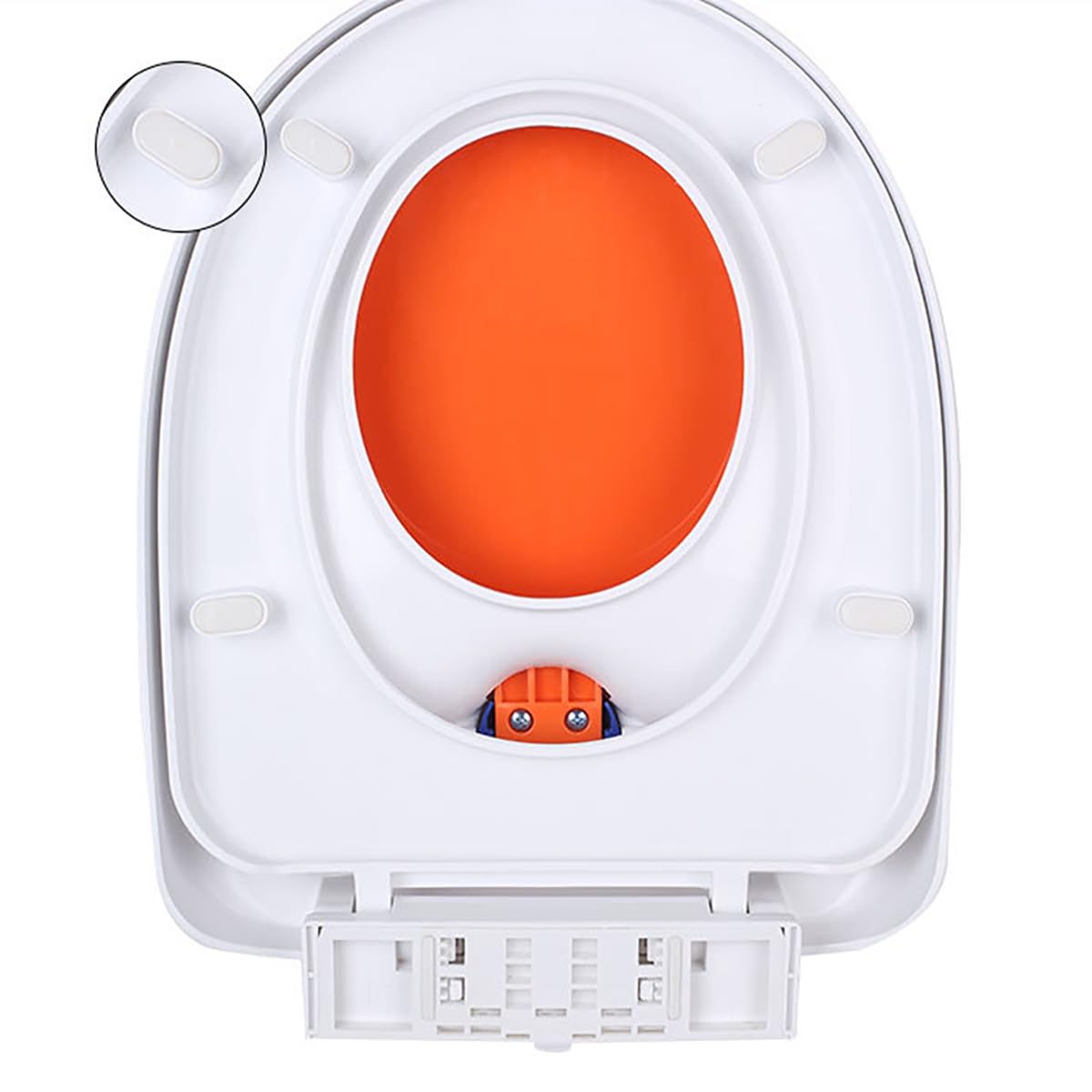 Farbiger Toilettensitz Mit Integriertem Töpfchen Trainingssitz, Ergonomischer Toilettendeckel Mit Absenkautomatik, Platzsparender Toilettensitz Für Kleinkinder,Grün,Oval