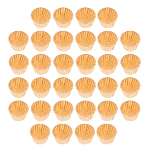 LAPYAPPE 100pcs Oilproof Baking Cases Grease-resistant Paper Cupcake Liners for Muffins Cakes Desserts for Weddings Birthday Parties Non-stick Design