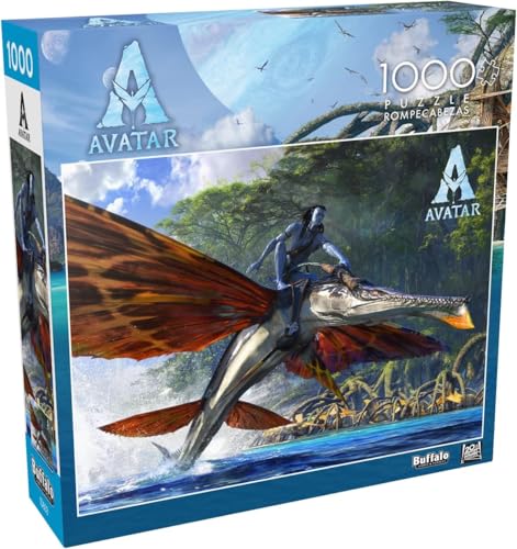 Avatar: The Way of Water - Skimwing Rider - 1000 Piece Jigsaw Puzzle - Buffalo Games
