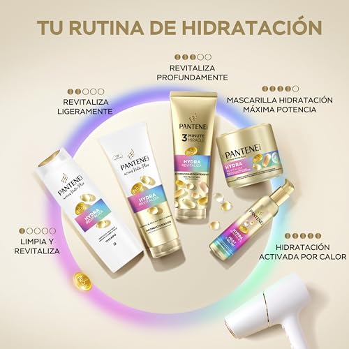 Miniatura 5 de Pantene Pro-V Hydra Revitaliza Champú 1L + Acondicionador 800ml Pelo Seco