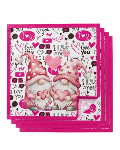 Servilletas de Tela Rosas Pack x4 50.5x50.5 cm miniatura 1