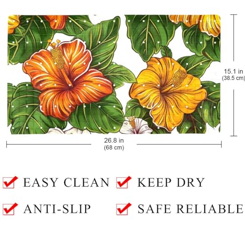 Tapis de bain séchage rapide à ventouses et drainage efficace style rétro