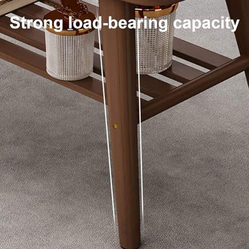 Table basse double couche gain de place salon moderne 100cm - 4