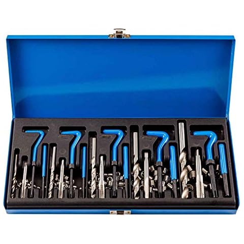 Qnkaa 151pcs Thread Repair Kit with Inserts Cover