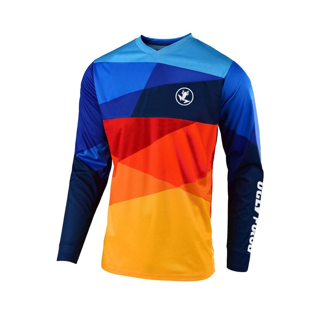 UGLY FROG Downhill Jersey Mens Bike Wear Rage Cycling/Motocross Clothes Mountain Bike Shirt MTB BMX — view 44