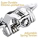 Venzo Bike Bicycle Toe Clips Cage Indoor Exercise Bike Pedal Adapters - Compatible with Peloton Bike Pedal, Convert Look Delta Pedals to Toe Clip Straps Ride with Sneakers - SPD Adapters ONLY