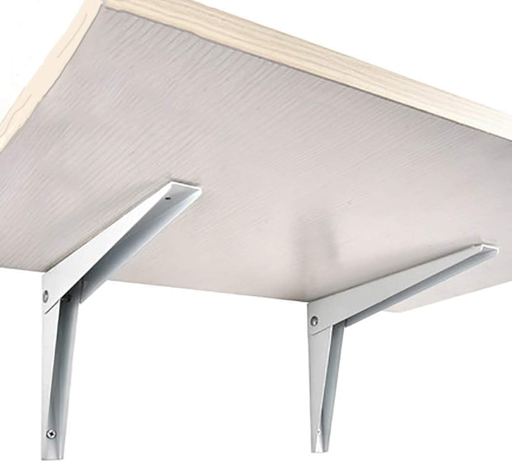 L-Klammern, stützt Regale an der Wand, Regalhalterung, 2 Stück, verstellbare Klammer, faltbares Wandregal, 90-Grad-Winkel, Regalform, rechtwinklig, maximale Belastung 100 kg(165 * 345mm)