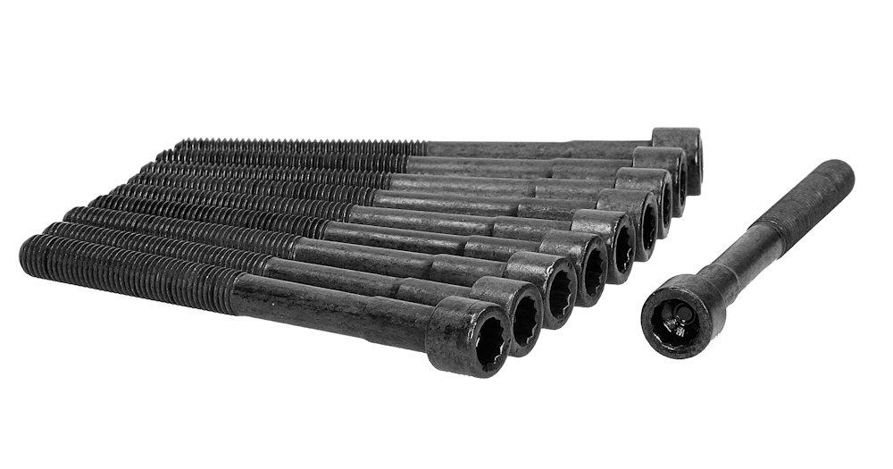 Jeu De 14 Boulons De Culasse Ajusa 81012300 – M12 X 146,5 Mm – Pour BMW, Land Rover, Opel Diesel (M57, M51, Etc.) - 9