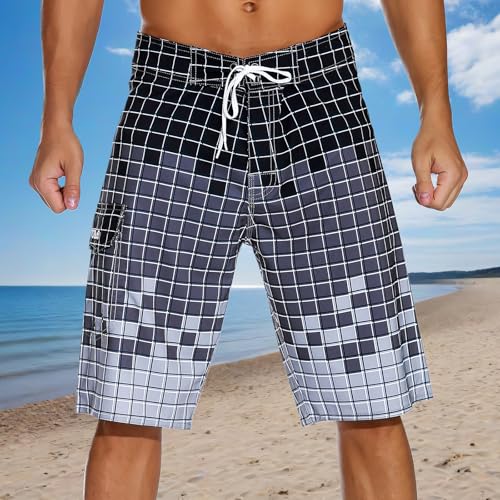 Men's Sportwear Quick Dry Board Shorts with Lining