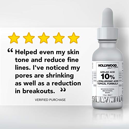 Azelaic Acid 10 Facial Serum with Redness Relief and Acne Blemish