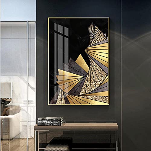 Toile escalier colimaçon abstrait | Solution grand mur vide salon 70x100