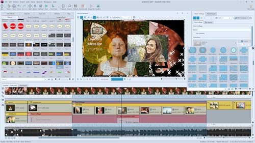 Video Vision 2025 - Videoshow Slideshow Video editing effects Animations Software for Win 11, 10