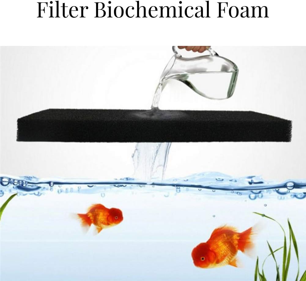Yosoo Reusable Filtration Foam Aquarium Fish Pond Biochemical Filter Sponge Pad Mat (Size : 50x50x2cm)