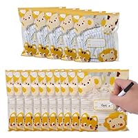 DIFLAX 15 Stück Baby Beutel für Neugeborene mit 1 Stift Baby Erstausstattung für Neugeborene Krankenhaus Kleidersack für Kinder Geschenke für Geburt Organizer für Kindergarten (10 Große+5 Mittlere)
