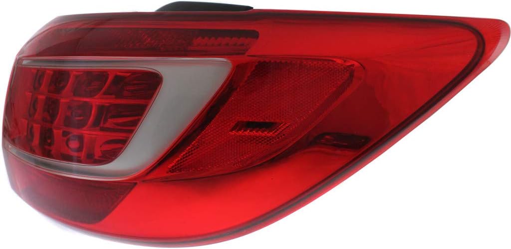 CarLights360 For Kia Sportage 2011 2012 2013 Tail Light Assembly Passenger Side KI2805104 | 92402 3W020