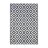 Marrakesch Outdoor Teppich Charo 120x180cm Outdoorteppich wetterfest modern Für Terrasse Balkon oder Garten Boho Deko