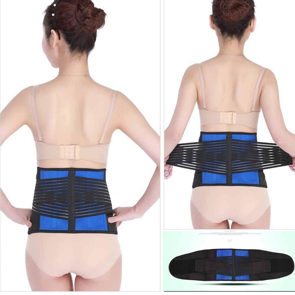 Soporte Lumbar Lumbar Volver Soporte, Cinturón De Sujeción-Espalda Masaje para Aliviar Los Dolores Banda Hernia De Disco, Ciática Y Escoliosis para Los Hombres Y Las Mujeres Hombres Mujer