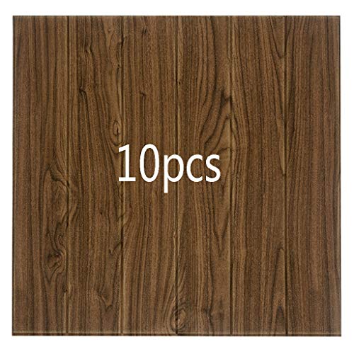 Panel De Pared 3D Imitación Revestimiento De Grano De Madera Cáscara De Ladrillo Panel De Ladrillo Fondo De Pantalla Sala De Estar Fondo De Cocina Decoración De Pared 10 Paquetes ( Color : B )