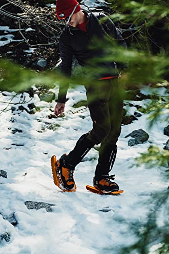 Snowplak Snowshoes - Alpine And Mountaineering Crampon Compatible (Burnt Orange) #TOP4