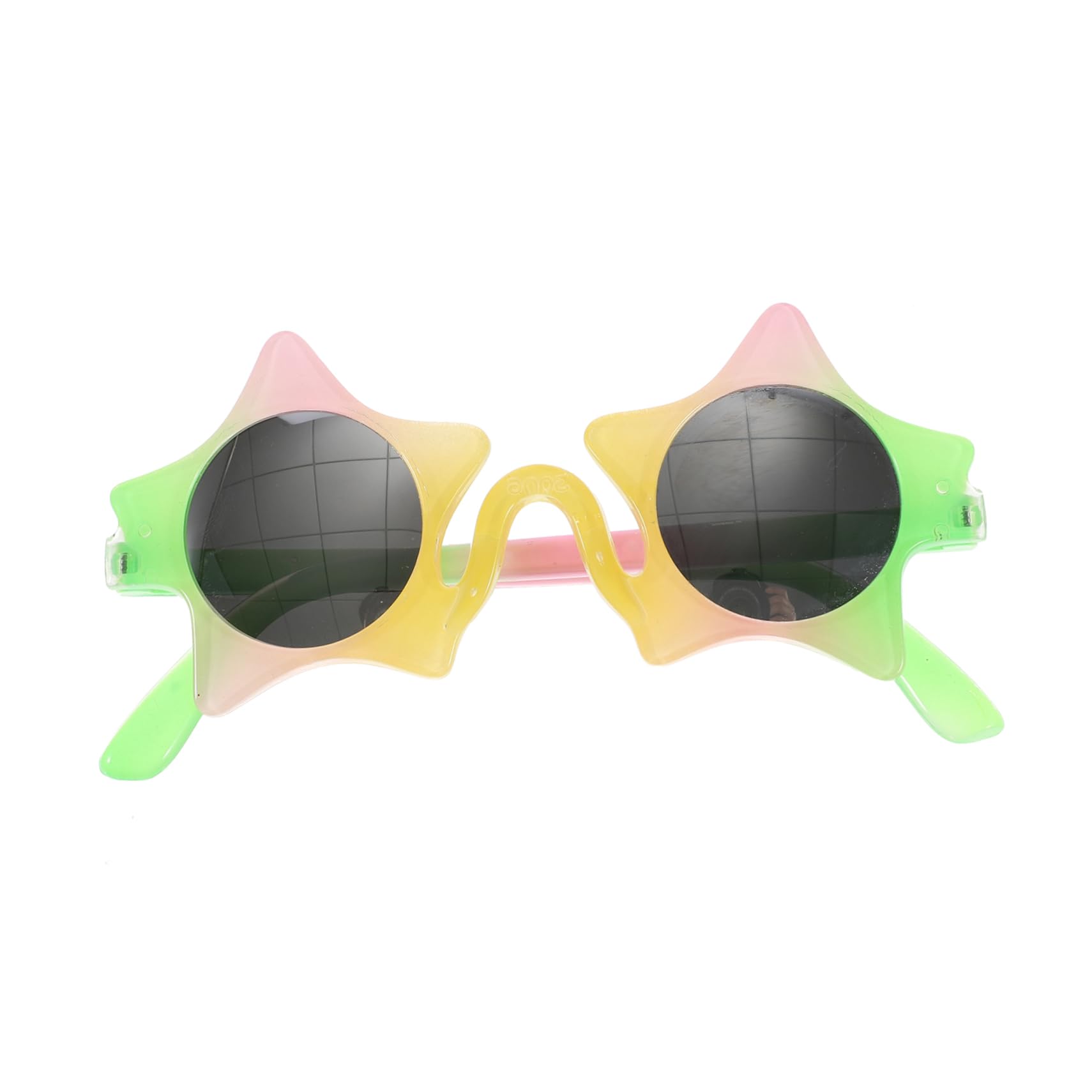LIFKOME 5-pointed Star Shape Boys and Girls Sunglasses Stylish Polarized Sun Glasses for Women Metal Frame Party Favor Accessory