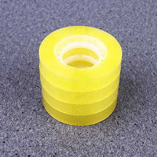 Toyvian Fita transparente para embalagem, 12 peças, para embrulhar presente, escritório, casa, escol