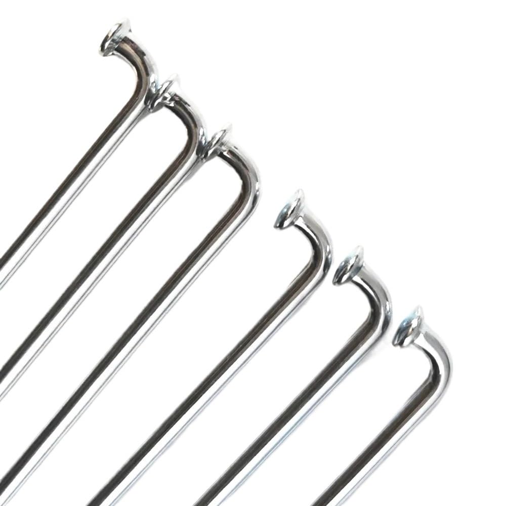 36 szt./partia 10G 3,18 mm szprychy do roweru elektrycznego i motocyklowego - zakres długości 65-225 mm, 45 # stalowe szprychy do dużych obciążeń z sutkami do roweru elektrycznego (145 mm)