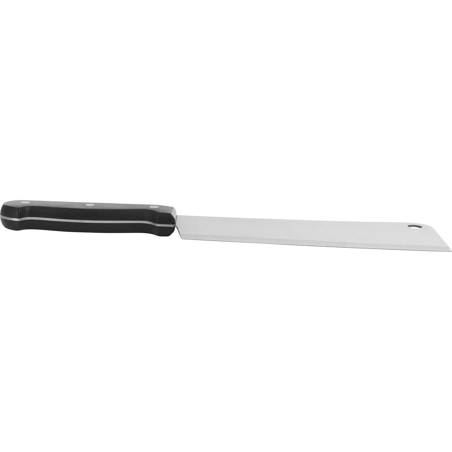 Westmark Hacha de cocina, Hoja ancha, longitud total: 30 cm, Acero inoxidable/plástico, Negro/plateado, 13582280