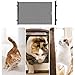 Katzen-Türgitter - Einklappbares Gitter für Innenräume - Mit Saugnäpfen Kindersicher Verstellbar Falbar 50x125 cm für Türöffnung Flur Schlafzimmer Balkon Küche