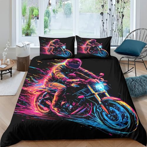 Ensemble de Literie Super Douce avec Impression 3D Neon - 2