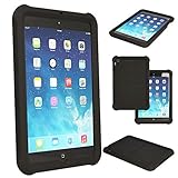 Cut-Aussparungen ermöglichen Zugang zu allen relevanten Tasten, Anschlüsse, Lautsprecher und Kamera. Kanten sorgen für sicheren Halt dick zum Entnehmen und Tragetasche