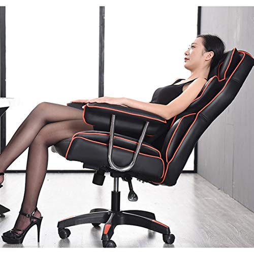 Chaise de direction à dossier haut réglable et repose-pieds rétractable