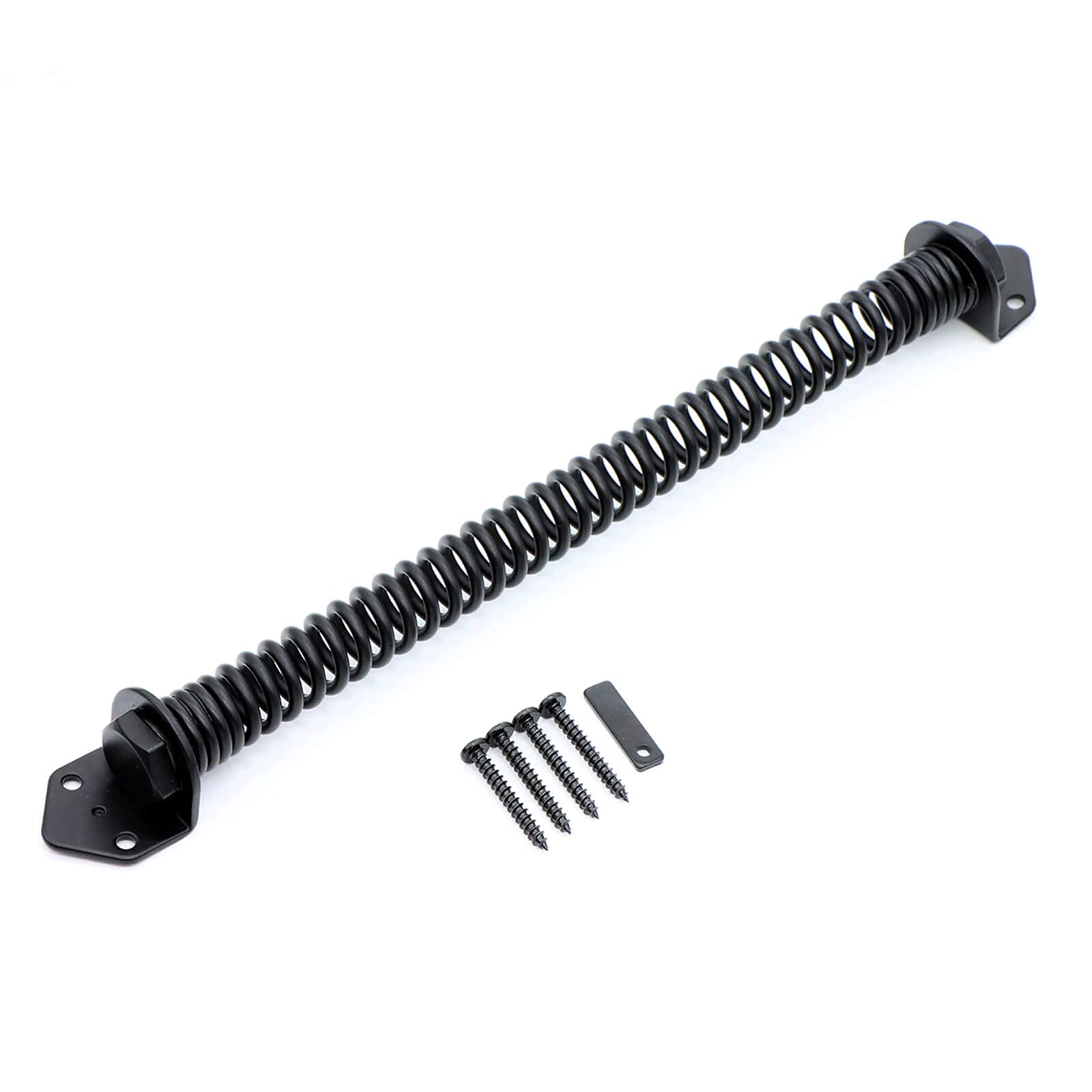 Buy Self Closing Outdoor Gate Spring, Heavy Duty Black Steel Gate
