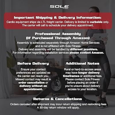 Exercise Bikes - Upright, Recumbent Bikes for Home Fitness, Indoor Gym Equipment, Seat Cushion, Touch Screen/LCD Display Options, Sole Fitness Models SB900, SB1200, LCB, LCR, R92, B94