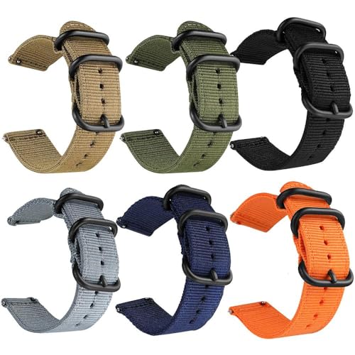 Correa de lona nylon con hebilla para reloj miniatura 6
