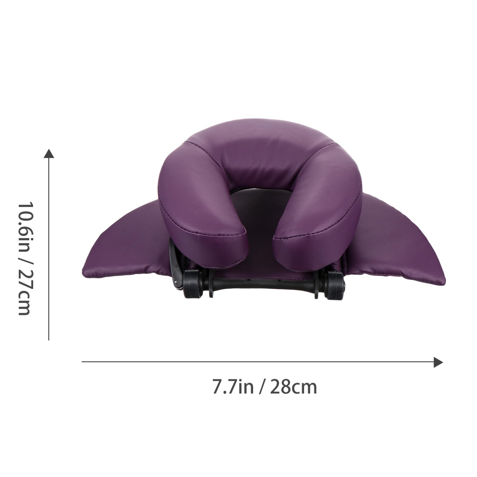 Cuscino per Pisolino da Ufficio Porpora Design Creativo e Angolo Regolabile, Imbottitura in Spugna e Struttura in Acciaio Inox per Massaggio Facciale
