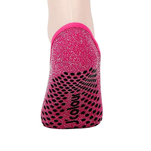 12 Pares Meias Antiderrapante Pilates Yoga Meditação Casual Brilhante Treino