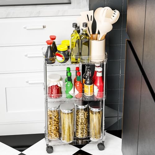 Chariot utilitaire roulant pour optimiser l'espace et ranger la cuisine - 4