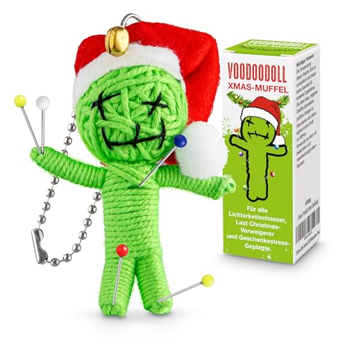 Voodoo Puppe Weihnachten Weihnachtsmuffel Anti Stress Geschenk zu...