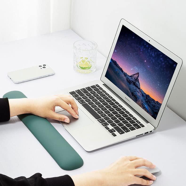 Memory Foam Keyboard Wrist Rest Hand Support Set Ergonomic Mousepad Cushion Mat