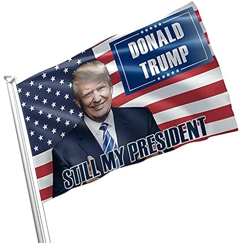 US United States of America President Trump USA 2024 MAGA Still My President Make America Great 3x5 feet Flag Banner Vivid Color Double Stitched Brass Grommets Cover