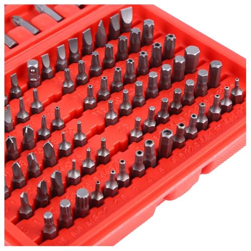 100 Pcs Screwdriver Bit Set, 1/4” Hex Multi Bit Screwdriver Set - Image 2