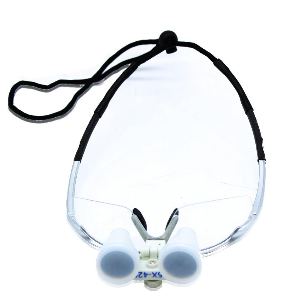 Lupa binocular Lámpara Dental 2.5X420mm Magnifier Portátil Lupas de cabeza LED Headlight