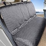 Vailge Bench Dog Car Seat Cover for Back Seat, 100% Waterproof Dog Car Seat Covers, Heavy-Duty & Nonslip Back Seat Cover for Dogs,Washable & Compatible Pet Car Seat Cover for Cars, Trucks & SUVs