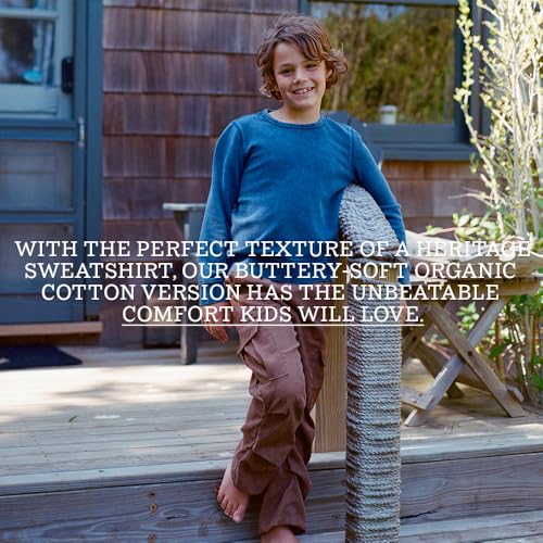 Fair Harbor Kids The Saltaire Crewneck –– Kids's Relaxed Long Sleeve Sweatshirt –– Incredibly Lightweight and Breathable3