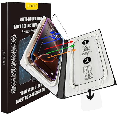 JESOHO Blue Light Blocking Screen Protector for iPhone 16 Pro Max (6.9 inch
