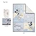Lambs & Ivy Disney Baby Moonlight Mickey Mouse 3-Piece Nursery Crib Bedding Set