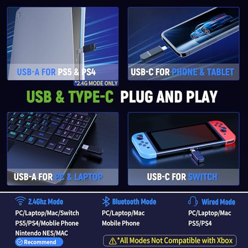 Tatybo Wireless Gaming Headsets WT01 の商品画像 5