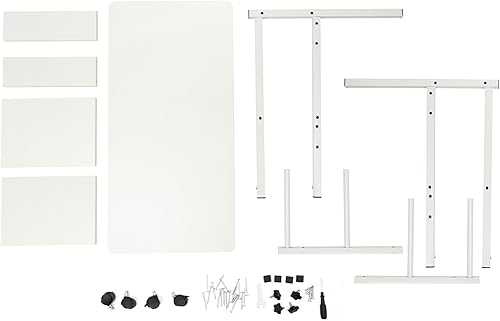 Miniatura 7 de Mesa auxiliar ajustable en forma de C, mesa auxiliar con diseño de 3 niveles, mesa C ajustable en altura con ruedas y estantes de almacenamiento