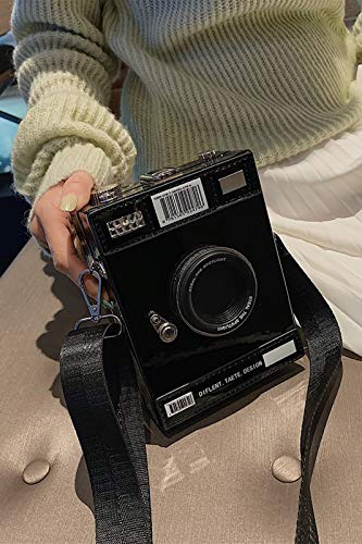 Image of QZUnique Women's Camera Shaped Casual Cross body Shoulder Handbag Purse